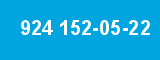 924 152-05-22 924 152-05-22